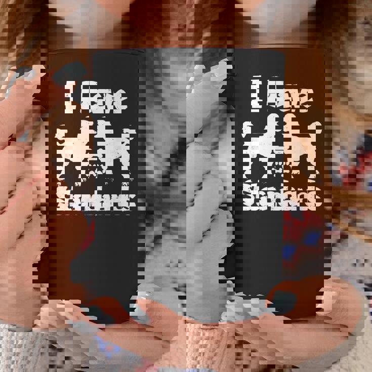 スタンダード プードル オーナーズ I Havetandards ファニー プードル コーヒーマグ 面白い贈り物