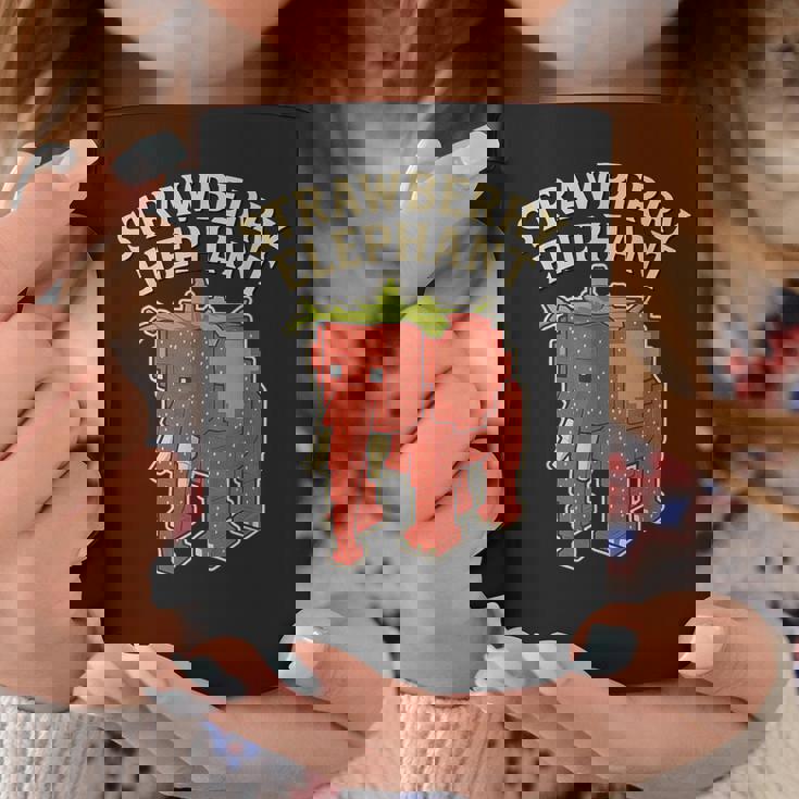 ストロベリーエレファント 面白いイタリアンブレインロットゲームミーム コーヒーマグ 面白い贈り物