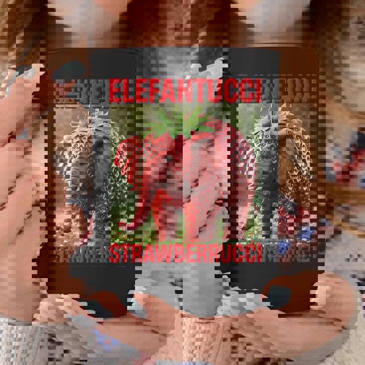 ストロベリーエレファントキッズ ブレイン エレファントゥッチ ストロベルルッチ コーヒーマグ 面白い贈り物