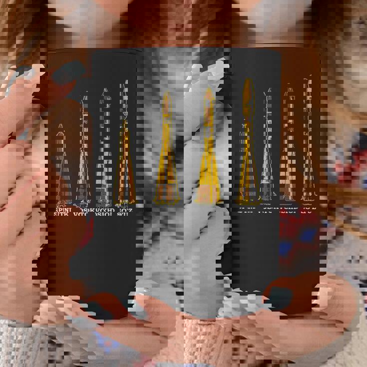 スプートニク ボストーク ヴォスホッド ソユズ ロケット ソ連 宇宙飛行機 コーヒーマグ 面白い贈り物