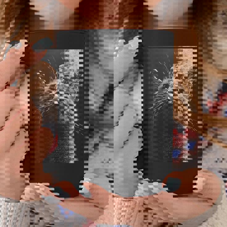 スモーキング 猫 ミーム 大人 ユーモア ノベルティ グラフィック コーヒーマグ 面白い贈り物