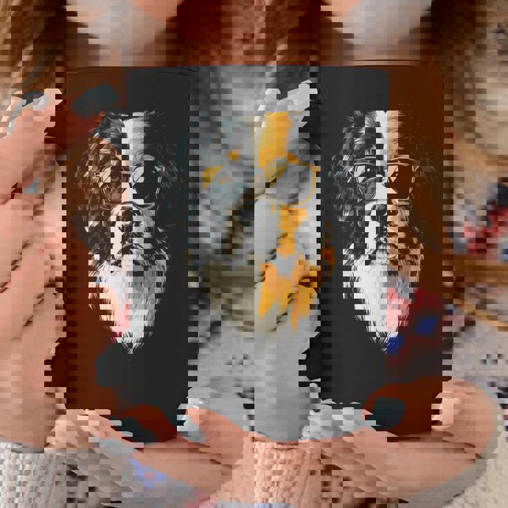 セントバーナード 犬 グラフィック ペット アートワーク セントバーナード コーヒーマグ 面白い贈り物