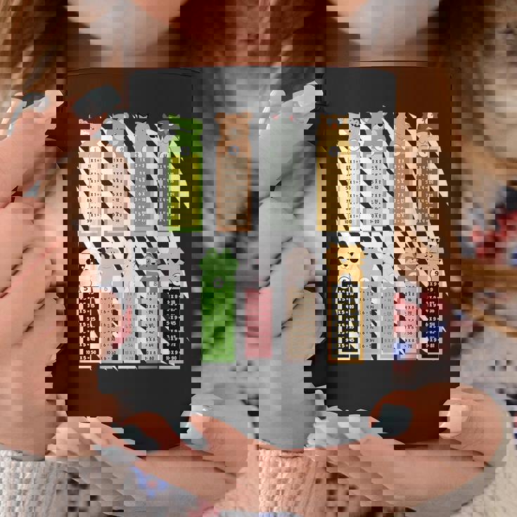 ゼブラプリント 算数 仮装アイデア キッズ&掛け算 コーヒーマグ 面白い贈り物