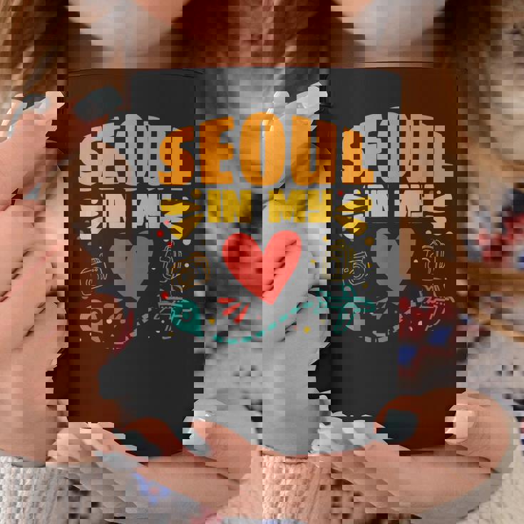 ソウル・イン・マイ・ハート 韓国からのお土産 コーヒーマグ 面白い贈り物