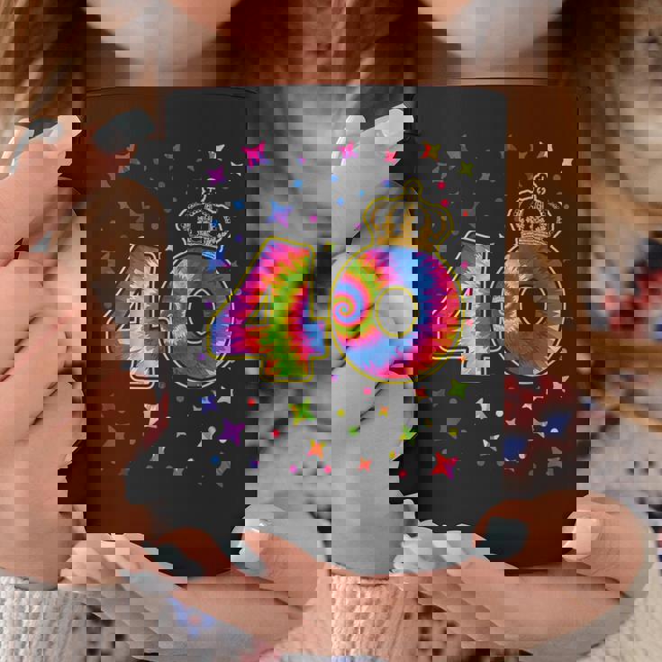 タイダイ 40歳の誕生日パーティー 40歳 お祝い コーヒーマグ 面白い贈り物