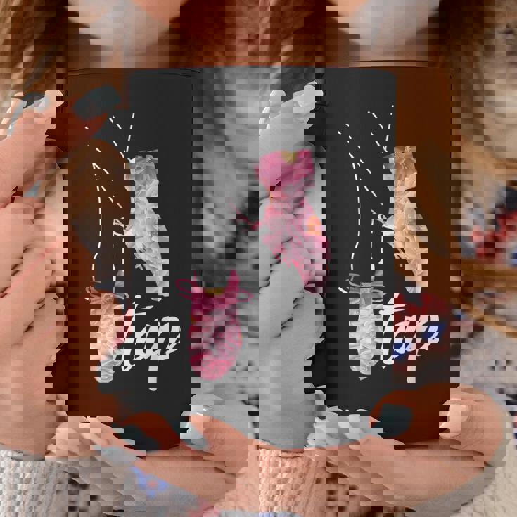 タップダンサー レトロフラワー タップダンサーデザイン タップダンス コーヒーマグ 面白い贈り物