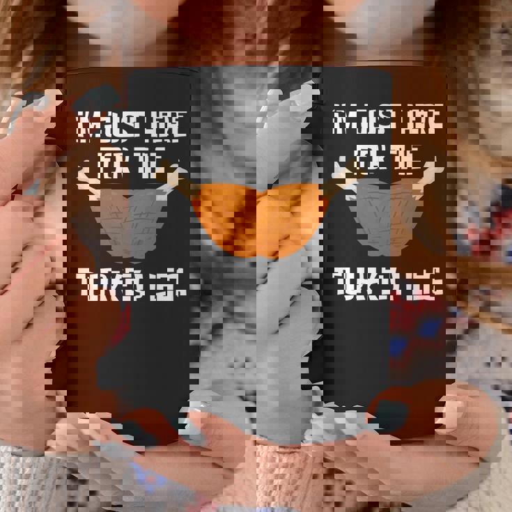 ターキー・レッグ・ファニー・サンクスギビング・ターキーのためにここに来たんだ 長袖tシャツ コーヒーマグ 面白い贈り物