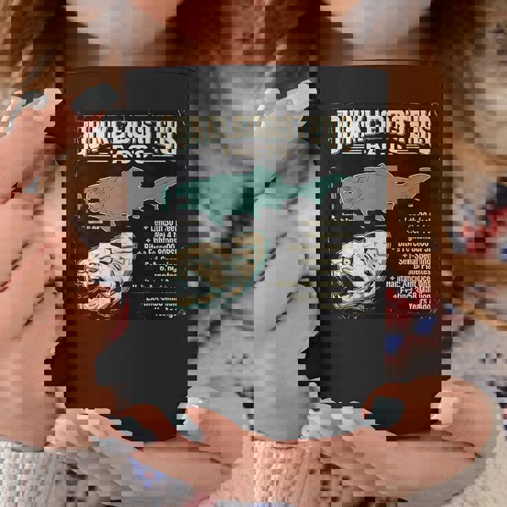 ダンクルオステウス Dunkleosteus Facts 古代魚 恐竜 海洋 生物 学習 図解 コーヒーマグ 面白い贈り物