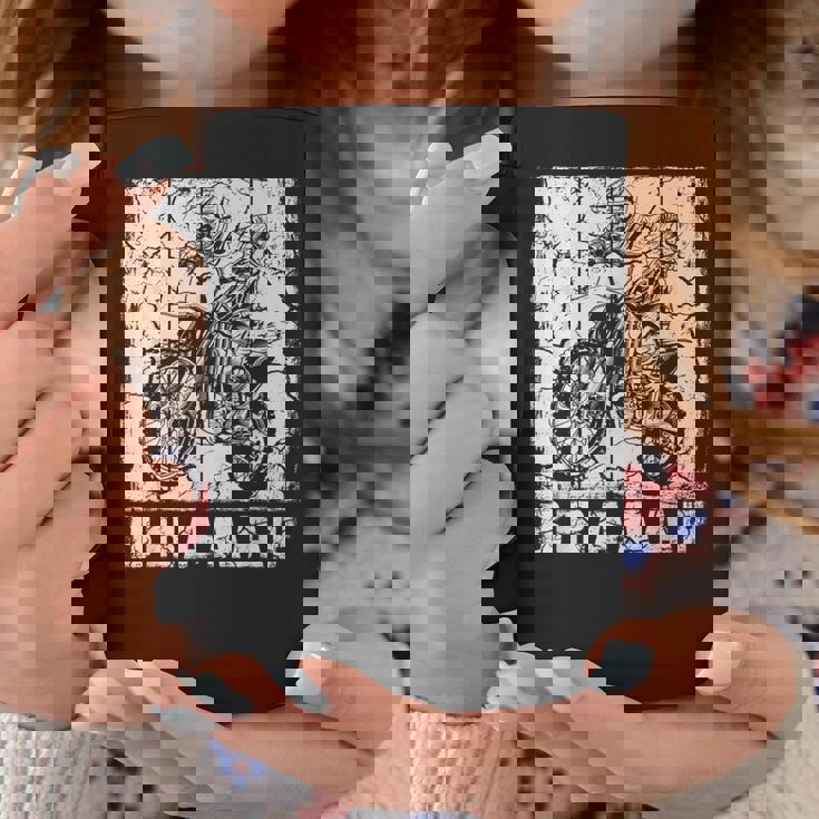 ダートバイク用ブラップデザイン モトクロス ダートバイク コーヒーマグ 面白い贈り物