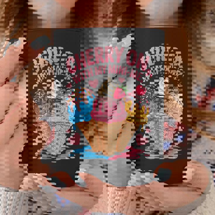 チェリー・オン・ウィズ・マイ・ミニ・ミー・アイスクリーム・ラブ コーヒーマグ 面白い贈り物