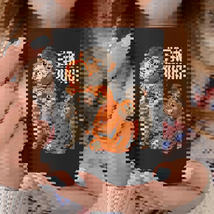 チームパンチ パンチくん 日本 赤ちゃん 猿 かわいい コーヒーマグ 面白い贈り物