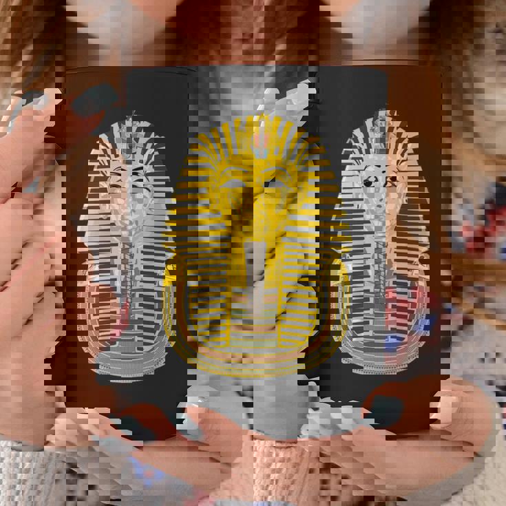 ツタンカーメン エジプトのファラオ王 ツタンカーメン 長袖tシャツ コーヒーマグ 面白い贈り物