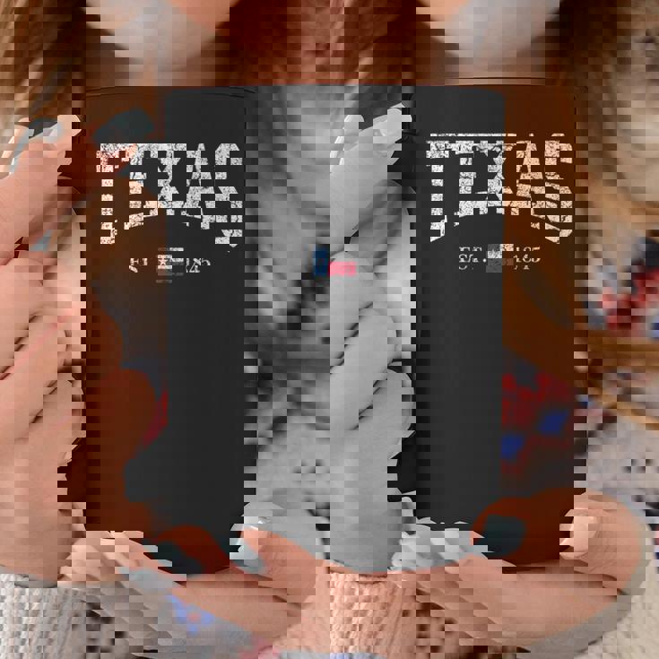 テキサスtシャツ レディース メンズ キッズ テキサス州旗 アンティーク調 長袖tシャツ コーヒーマグ 面白い贈り物