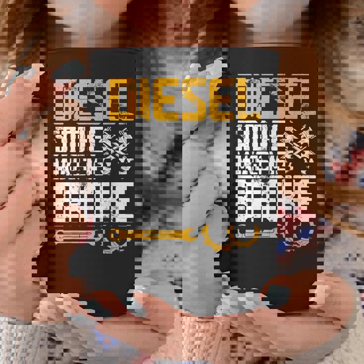 ディーゼルの煙で骨が折れる コーヒーマグ 面白い贈り物