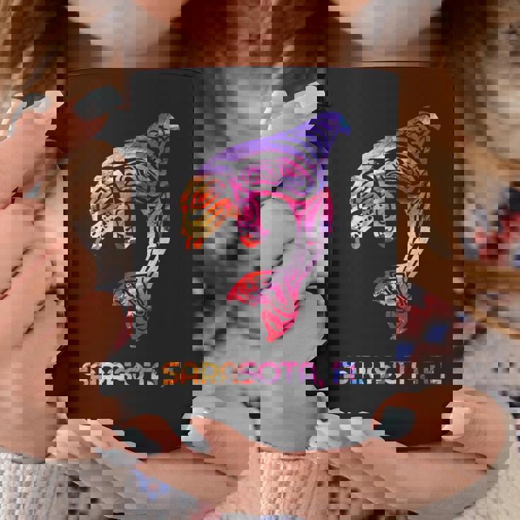 トライバル サラソタ オルカ キラー クジラ ネイティブアメリカン コーヒーマグ 面白い贈り物