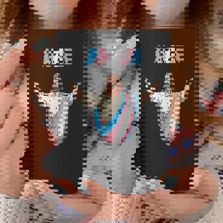 トランスジェンダー・ジーザス 誇りをもって信じ、信仰する。 コーヒーマグ 面白い贈り物