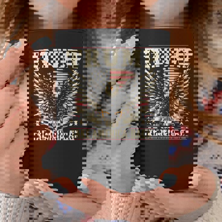 トランプ 2024 テイク・アメリカ・バック トランプ大統領 長袖tシャツ コーヒーマグ 面白い贈り物