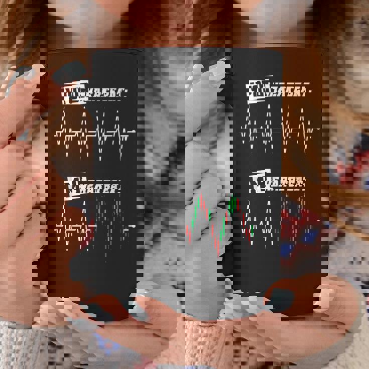 トレーダー ハートビート マイハートビート 株 株式市場 Fx取引 コーヒーマグ 面白い贈り物