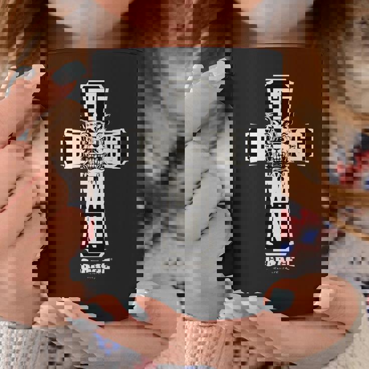 メンズ ドッグタウン ガレージ クロス クリスチャン 長袖tシャツ コーヒーマグ 面白い贈り物