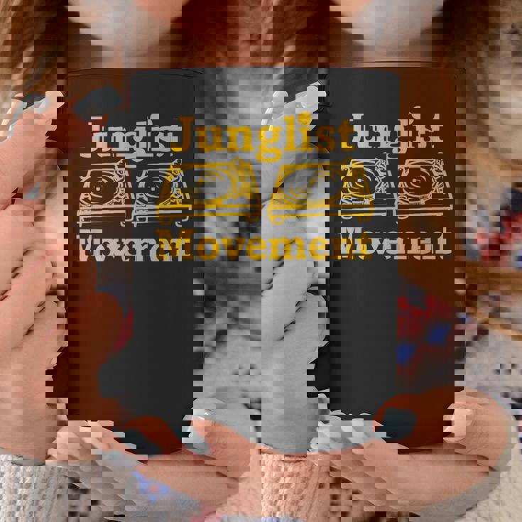 ドラムンベース レイバー ジャンクリスト ムーブメント Dj ターンテーブル アート デザイン コーヒーマグ 面白い贈り物