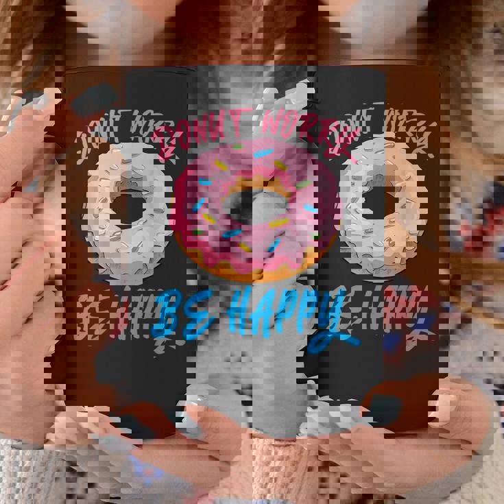 ドーナツ 悩み幸せになる 生地 デザート 幸福 スナック ドーナツ コーヒーマグ 面白い贈り物