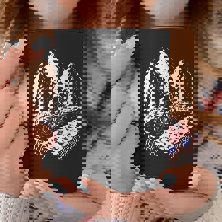 ナンガ パルバット トレイル マウンテンバイク ネイチャー ハイキング ネパール ツーリスト コーヒーマグ 面白い贈り物