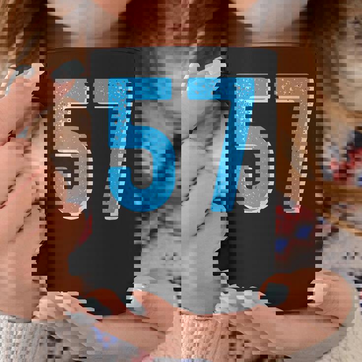 ナンバー 57 スポーツブルーナンバー コーヒーマグ 面白い贈り物