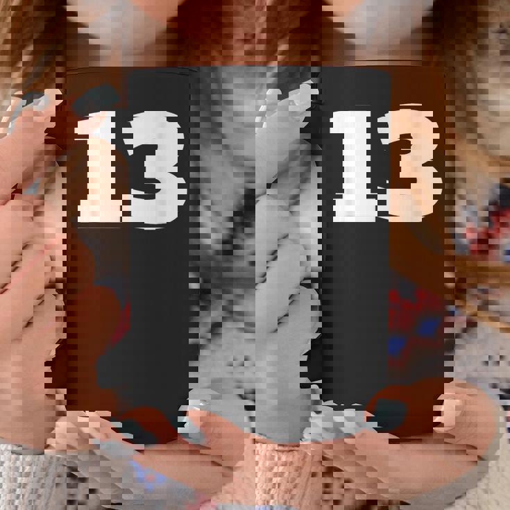 ナンバー13 Thirn スポーツチーム フロントプリント お揃い 誕生日 コーヒーマグ 面白い贈り物