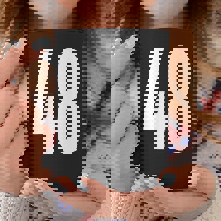 ナンバーフォーティーエイト 48 スポーツチーム制服 誕生日 48 コーヒーマグ 面白い贈り物