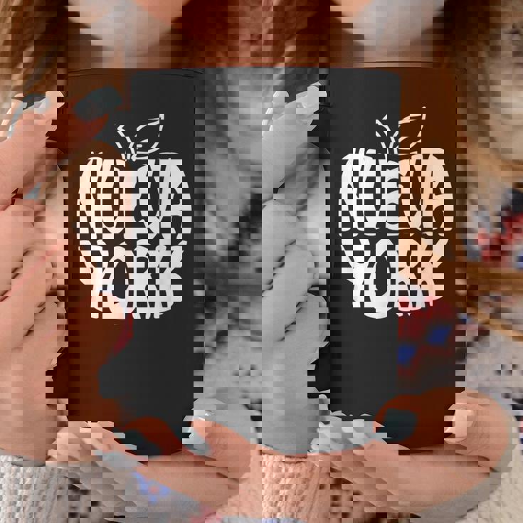 ニューヨーク Nyc ザ・ビッグ・ダイバーシブ・アップル・ラ・グラン・マンザナ コーヒーマグ 面白い贈り物