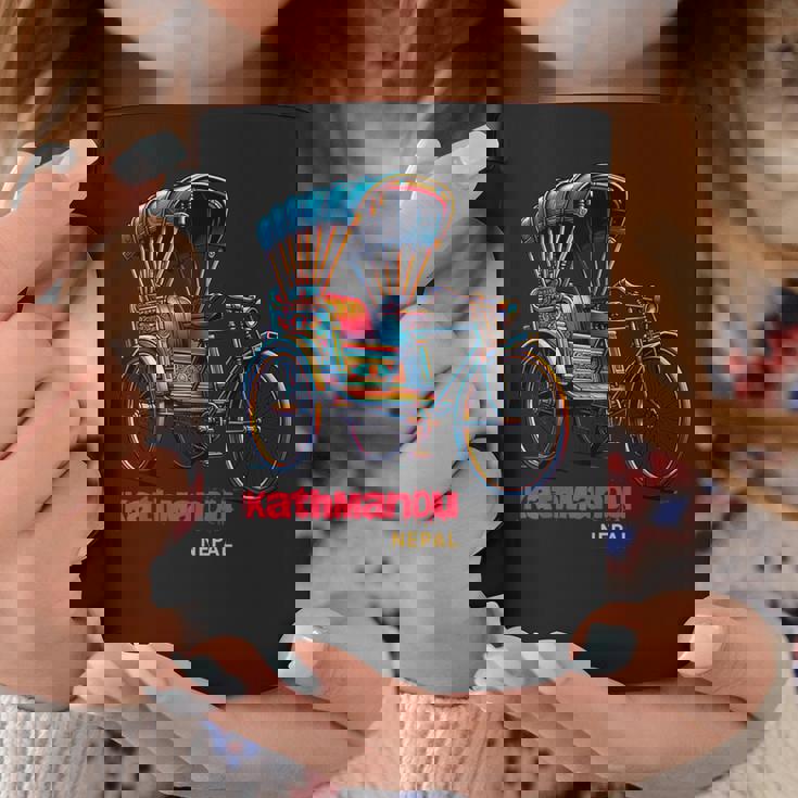 ネパール 自転車 リッチショウ お土産 ネパール カトマンズ コーヒーマグ 面白い贈り物