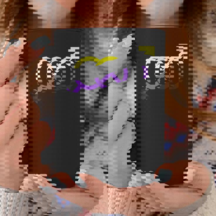 ノンバイナリー・プライド無限大 コーヒーマグ 面白い贈り物