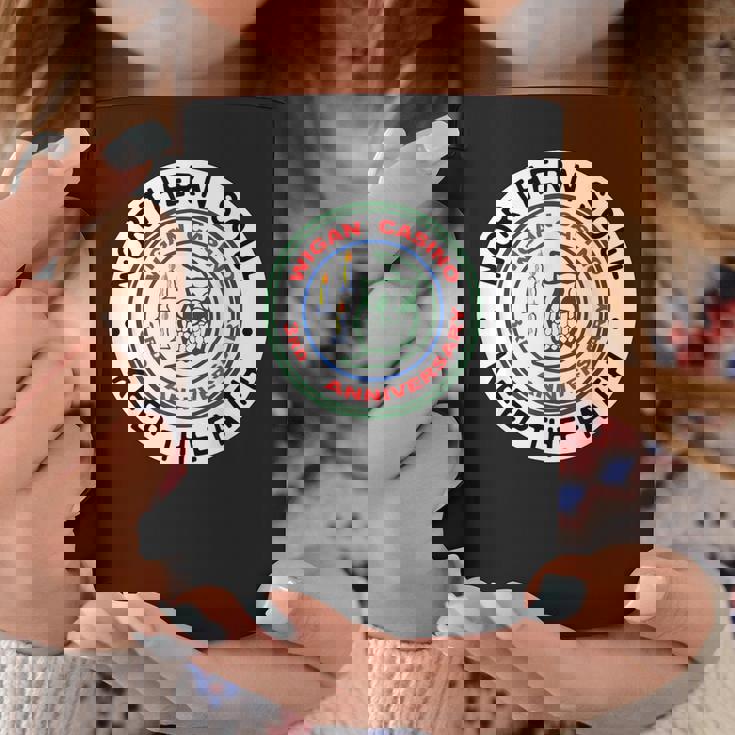 ノーザンソウルバッジ ウィガン Keep The Faith コーヒーマグ 面白い贈り物