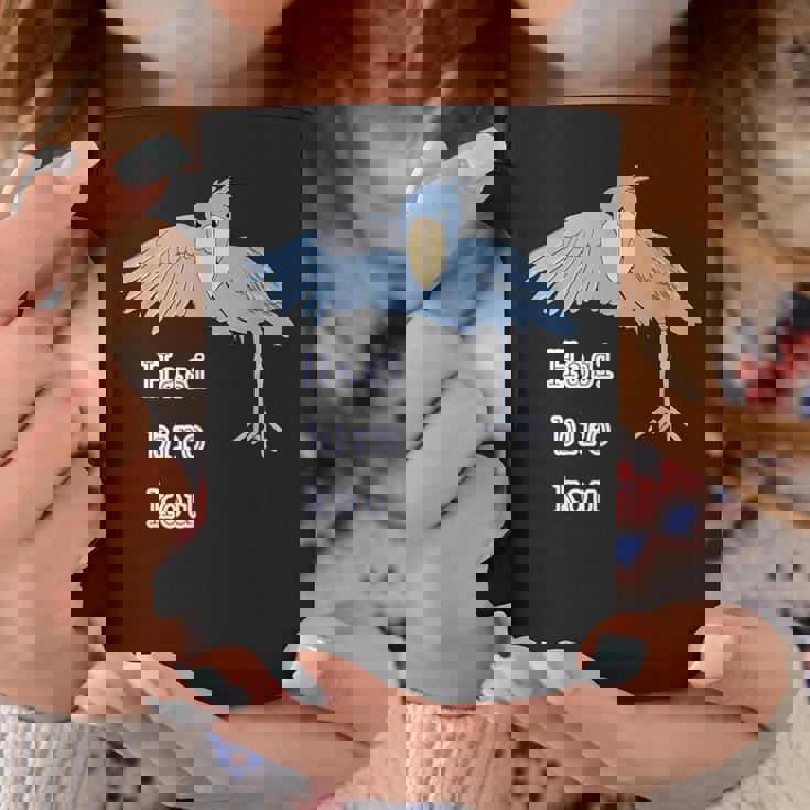 ハシビロコウさん 『ウェルカム』どうぶつフレンズ 動物園の生き物 大きな鳥 コーヒーマグ 面白い贈り物