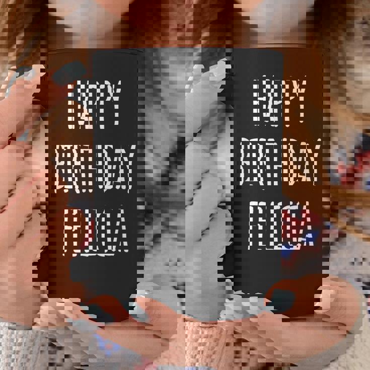 ハッピーバースデーフェリシア コーヒーマグ 面白い贈り物