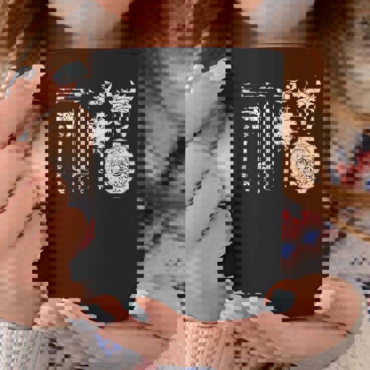 バイキング 戦士装備 剣 兜 斧 角 ヴァルハラ コーヒーマグ 面白い贈り物