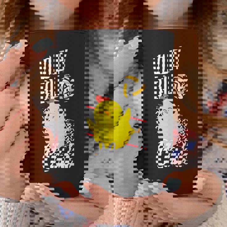 バレーボール ひよこ おもしろバレーボール コーヒーマグ 面白い贈り物