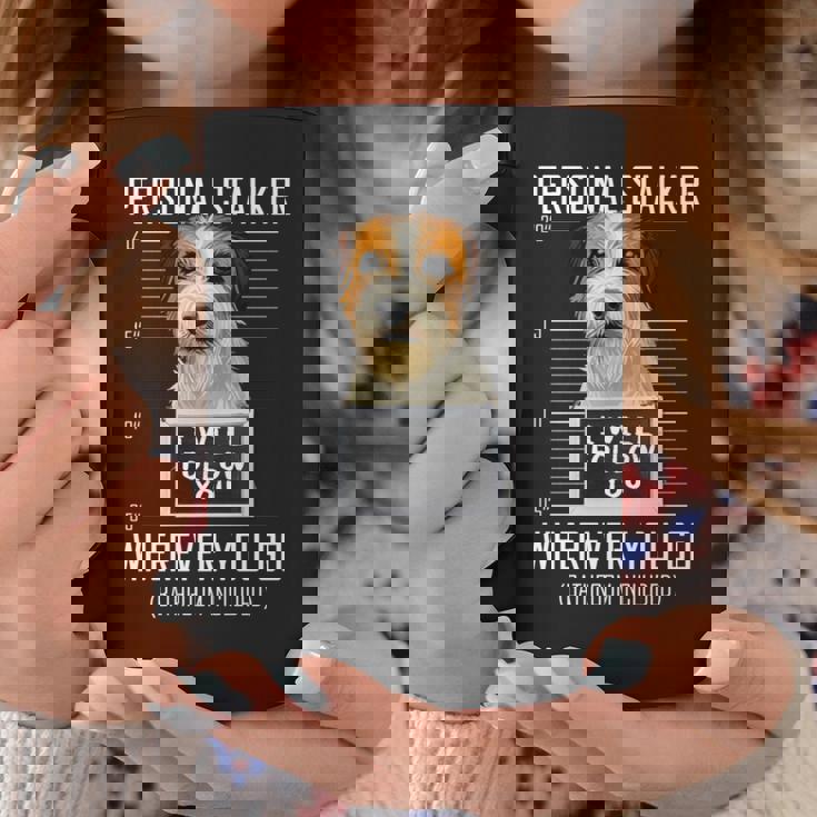 パーソナルストーカー犬ジャックラッセルテリア私はあなたに従います Jack Russell Terrier Dog 長袖tシャツ コーヒーマグ 面白い贈り物