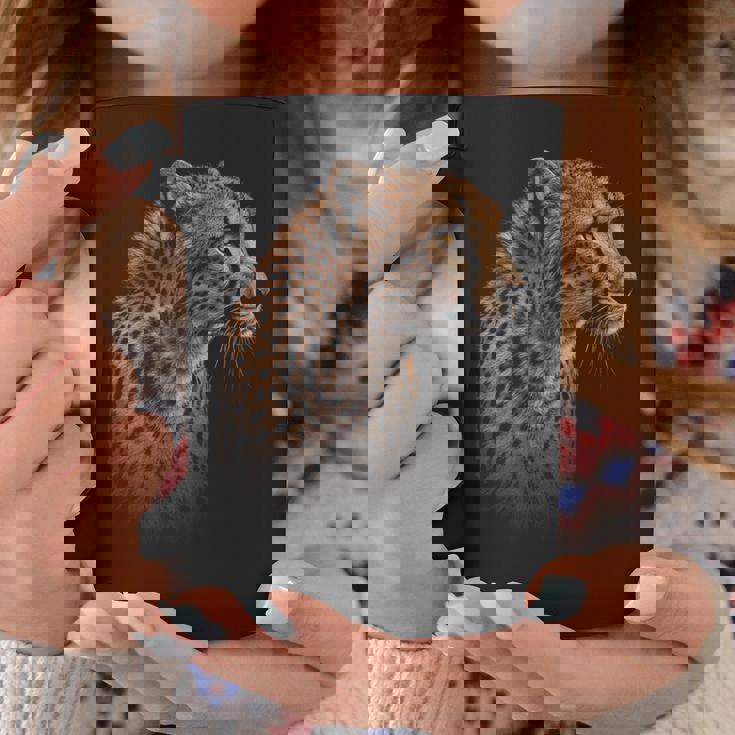 ヒョウチーター 虎 ヒョウの顔 ライオン 猫 コーヒーマグ 面白い贈り物