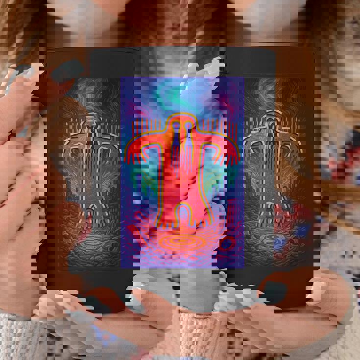 ビッグフット ペトログリフ – 古代サスカッチ洞窟アートデザイン コーヒーマグ 面白い贈り物