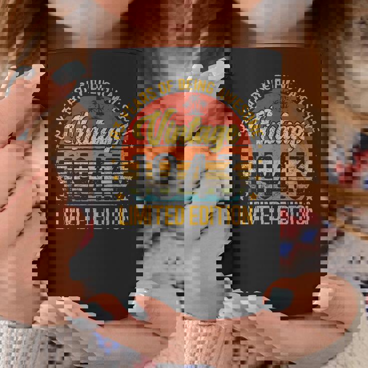 ビンテージ 83 誕生日デコレーション メンズ 83歳 1943 83歳の誕生日 コーヒーマグ 面白い贈り物