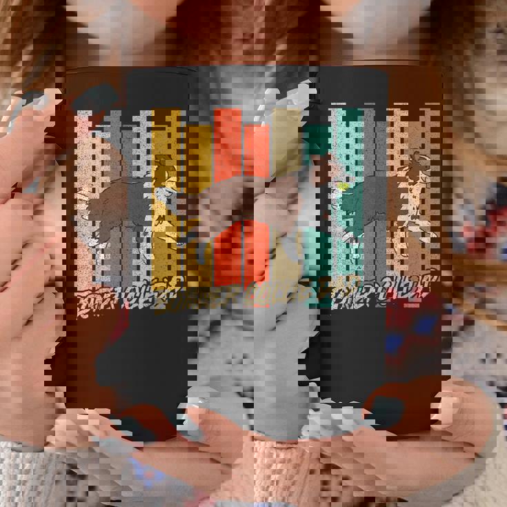 ビンテージ レッドボーダーコリー 犬 お父さん 犬 飼い主 父の日 コーヒーマグ 面白い贈り物