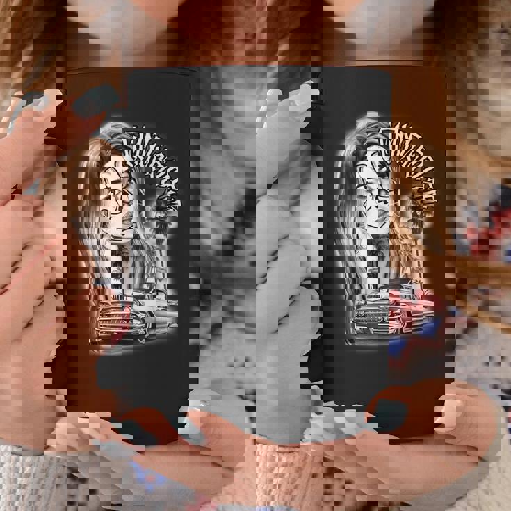 ピエロガール パヤサ×チカーノ ローライダーギャングスターブラックワーク コーヒーマグ 面白い贈り物