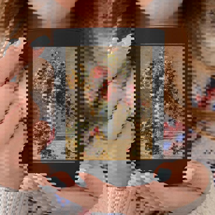 ピエール・オーギュスト ルノワールのバラとジャスミン デルフト花瓶 長袖tシャツ コーヒーマグ 面白い贈り物