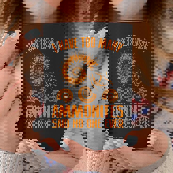 ファニー アンモナイト 化石ギフト メンズ レディース クールな貝殻 ラブ コーヒーマグ 面白い贈り物