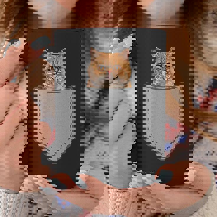 ファニーエキゾチックショートヘア猫 コーヒーマグ 面白い贈り物