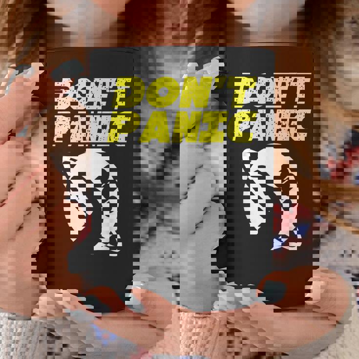 ファンアート ヒッチカーの銀河ガイド ドントパニック コーヒーマグ 面白い贈り物