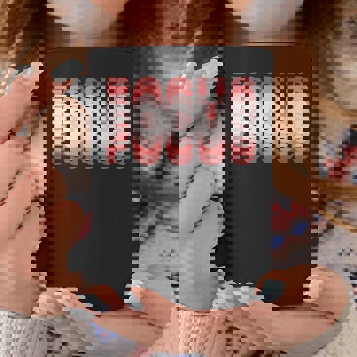 フォーカス 錯覚 ぼやけたトリッピー 長袖tシャツ コーヒーマグ 面白い贈り物