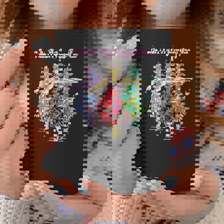 フラダンスを踊る猫 コーヒーマグ 面白い贈り物