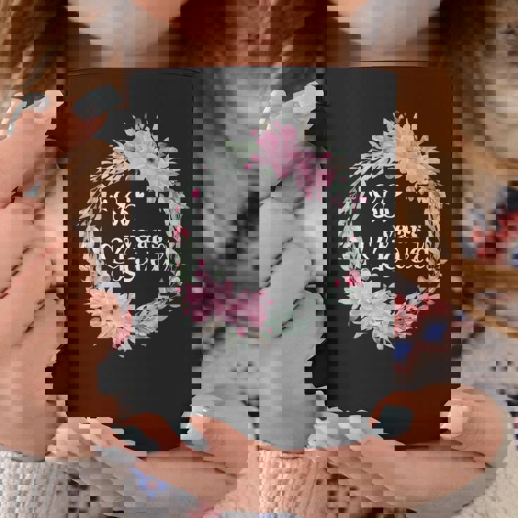 フローラル 86歳 誕生日 男性 女性 86歳 誕生日 コーヒーマグ 面白い贈り物